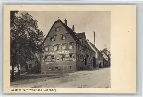 Leonberg Wuerttemberg Leonberg Gasthof zum Waldhorn * / Leonberg /Boeblingen LKR
