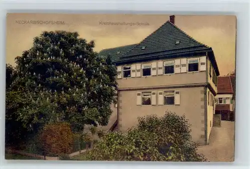 Neckarbischofsheim Neckarbischofsheim Kreishaushaltungsschule * / Neckarbischofsheim /Heidelberg Stadtkreis