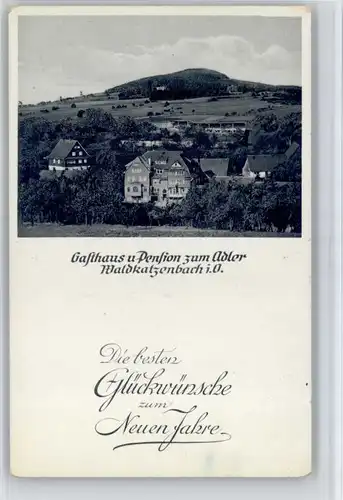 Waldkatzenbach Waldkatzenbach Gasthaus Pension zum Adler * / Waldbrunn /Neckar-Odenwald-Kreis LKR
