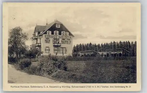Schoemberg Schwarzwald Kurhaus Waldeck x / Schoemberg /Calw LKR