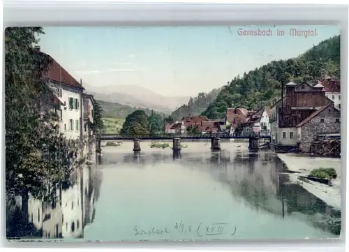 Gernsbach Gernsbach Murgtal Bruecke * / Gernsbach /Rastatt LKR