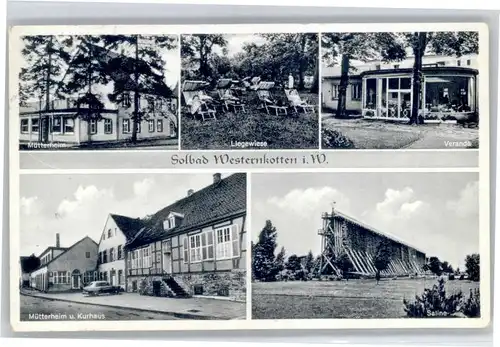Bad Westernkotten Bad Westernkotten SolbadMuetterheim Kurhaus  x / Erwitte /Soest LKR