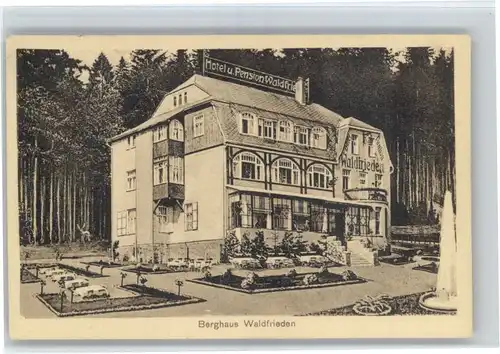 Masserberg Masserberg Hotel Pension Waldfrieden x / Masserberg /Hildburghausen LKR