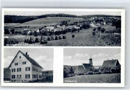 Moersingen Moersingen bei Riedlingen Gasthaus gruenen Baum Kirche  x / Zwiefalten /Reutlingen LKR