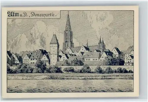 Ulm Donau Ulm Donau Muenster Bruecke * / Ulm /Alb-Donau-Kreis LKR