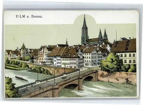 Ulm Donau Ulm Donau Bruecke * / Ulm /Alb-Donau-Kreis LKR