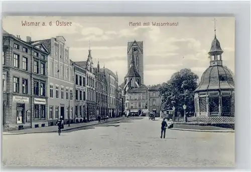 Wismar Mecklenburg Vorpommern Wismar Markt Wasserkunst x /  /