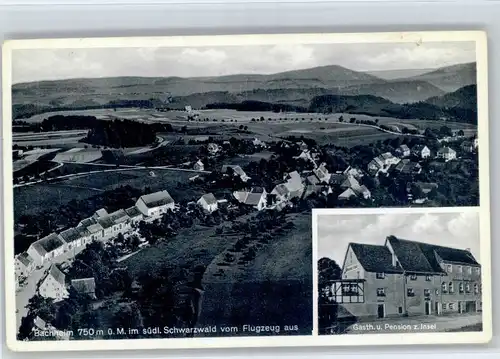 Bachheim Bachheim Fliegeraufnahme Gasthaus Pension zur Insel x / Loeffingen /Breisgau-Hochschwarzwald LKR