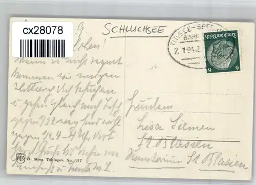 Schluchsee Schluchsee [handschriftlich] Seebruck x / Schluchsee /Breisgau-Hochschwarzwald LKR