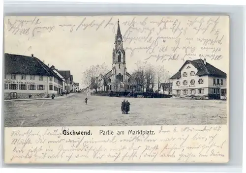 Gschwend Gaildorf Gschwend Gaildorf Marktplatz x / Gschwend /Ostalbkreis LKR