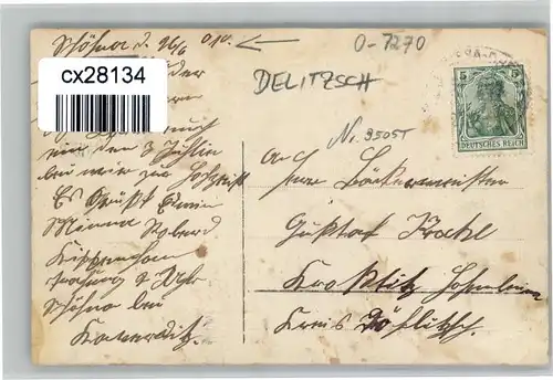 Delitzsch Delitzsch [handschriftlich] x / Delitzsch /Nordsachsen LKR