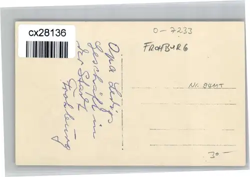 Frohburg Frohburg [handschriftlich] Baeckerei Oscar Ledig * / Frohburg /Leipzig LKR