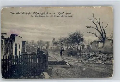 Boehmenkirch Boehmenkirch Brandkatastrophe x / Boehmenkirch /Goeppingen LKR