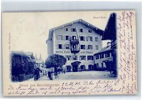Berchtesgaden Berchtesgaden Hotel Post zum Leuthaus x / Berchtesgaden /Berchtesgadener Land LKR
