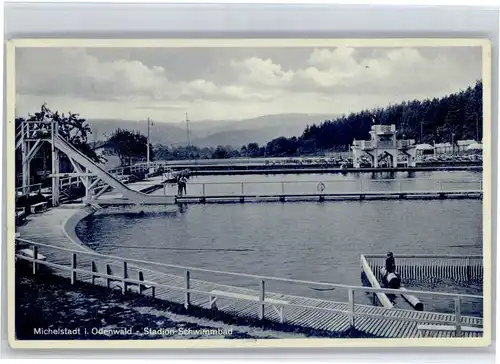 Michelstadt Michelstadt Odenwald Stadion Schwimmbad  * / Michelstadt /Odenwaldkreis LKR