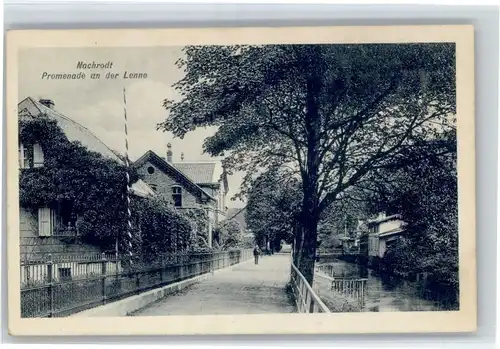 Nachrodt-Wiblingwerde Nachrodt Lenne Promenade x / Nachrodt-Wiblingwerde /Maerkischer Kreis LKR