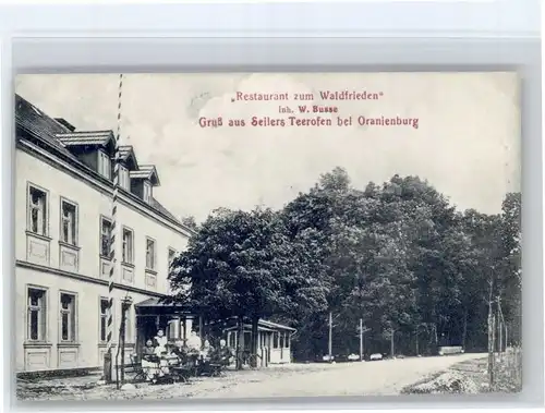 Oranienburg Oranienburg Seiler Teerofen Restaurant zum Waldfrieden * / Oranienburg /Oberhavel LKR