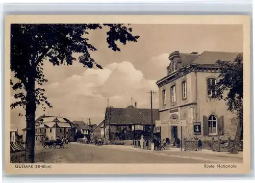 Guemar Guemar Haut-Rhin Route Nationale * / Guemar /Arrond. de Ribeauville