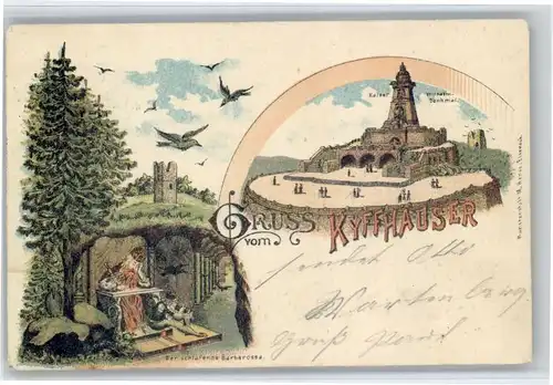 Kyffhaeuser Kyffhaeuser Kaiser Wilhelm Denkmal  x / Bad Frankenhausen /Kyffhaeuserkreis LKR