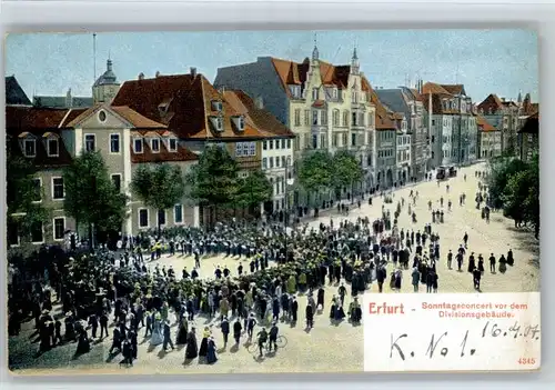 Erfurt Erfurt Sonntagskonzert Divisionsgebaeude x / Erfurt /Erfurt Stadtkreis