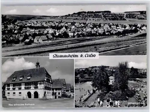 Stammheim Calw Stammheim Calw Rathaus Freibad * / Calw /Calw LKR