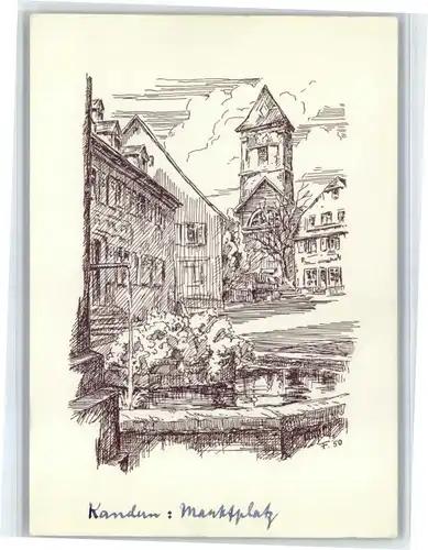 Kandern Kandern Marktplatz * / Kandern /Loerrach LKR