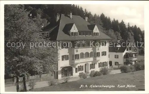 Hohenschwangau Haus Mueller  / Schwangau /Ostallgaeu LKR