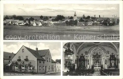 Konnersreuth Oberpfalz Haus der Therese Neumann Kircheninneres / Konnersreuth /Tirschenreuth LKR