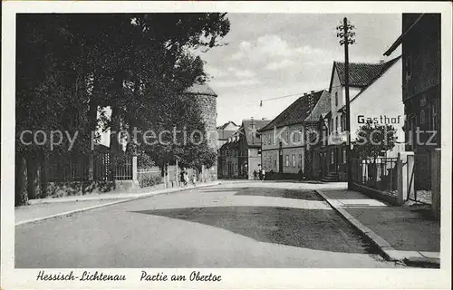 Hessisch Lichtenau Partie am Obertor  / Hessisch Lichtenau /Werra-Meissner-Kreis LKR