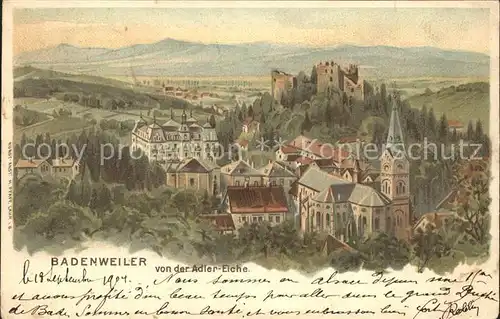 Badenweiler Litho / Badenweiler /Breisgau-Hochschwarzwald LKR