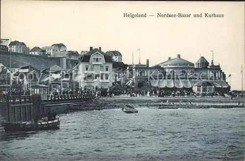 Helgoland Nordsee-Bazar Kurhaus / Helgoland /Pinneberg LKR