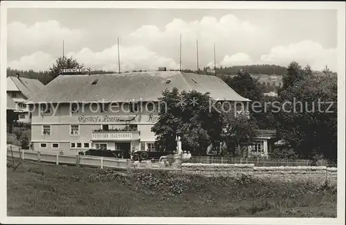 Altglashuetten Gasthof-Pension Zum Hirschen-Loewen  / Feldberg (Schwarzwald) /Breisgau-Hochschwarzwald LKR