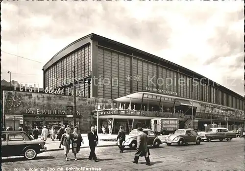 Berlin Bahnhof Zoo Bahnhofsterrasse  / Berlin /Berlin Stadtkreis