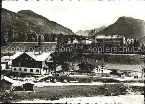 Vorderriss Gasthof zur Post Karwendelgebirge Elternhaus Dichter Ludwig Thoma / Lenggries /Bad Toelz-Wolfratshausen LKR