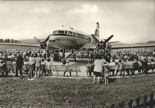 Caemmerswalde Blaskonzert Flugzeug  / Neuhausen Erzgebirge /Mittelsachsen LKR