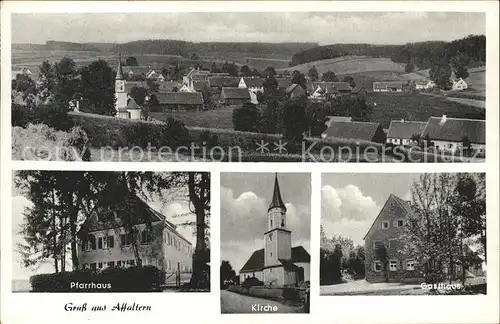 Affaltern Pfarrhaus Kirche Gasthaus / Biberbach /Augsburg LKR