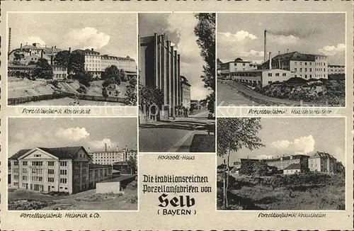 Selb Porzellanfabrik Rosenthal Hochvolt-Haus Krautheim / Selb /Wunsiedel LKR