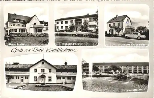Bad Waldliesborn Haus Ackfeld Haus am Park Haus Ortkemper Kurmittelhaus Badehause / Lippstadt /Soest LKR
