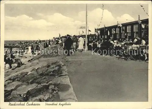 Cuxhaven Nordseebad Strandbad Kugelbake / Cuxhaven /Cuxhaven LKR