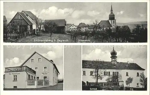 Emtmannsberg Ortsansicht Schloss / Emtmannsberg /Bayreuth LKR