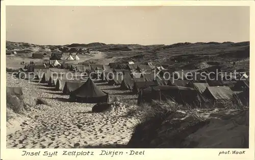 Insel Sylt Zeltplatz Dikjen Deel / Westerland /Nordfriesland LKR