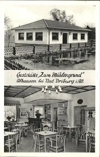 Alhausen Westfalen Gaststaette Zum Muehlengrund / Bad Driburg /Hoexter LKR