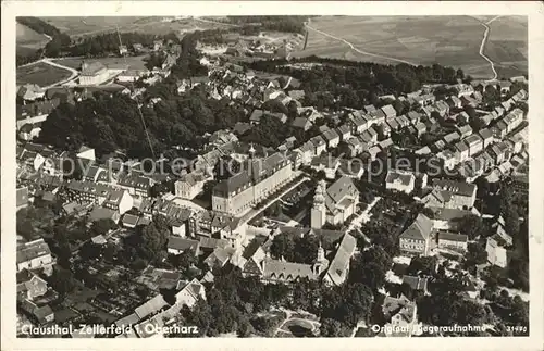 Zellerfeld Clausthal Fliegeraufnahme / Clausthal-Zellerfeld /Goslar LKR