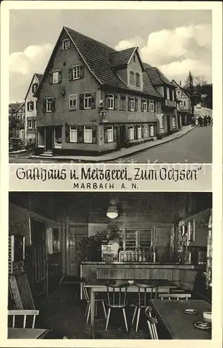 Marbach Neckar Gasthaus Metzgerei Zum Ochsen / Marbach am Neckar /Ludwigsburg LKR