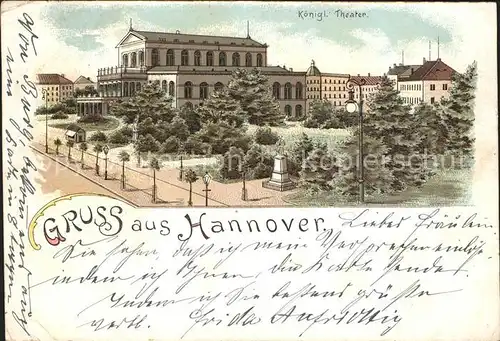 Hannover Koenigl. Theater / Hannover /Region Hannover LKR