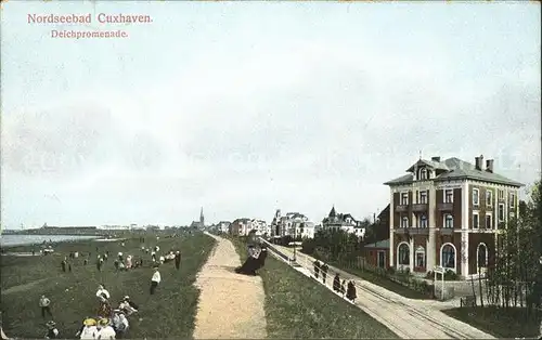 Cuxhaven Nordseebad Deichpromenade / Cuxhaven /Cuxhaven LKR