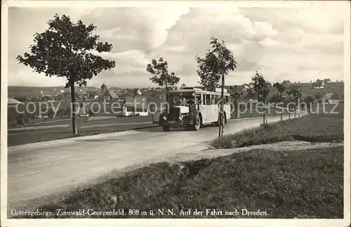 Zinnwald-Georgenfeld Auf der Fahrt nach Dresden / Altenberg /Saechsische Schweiz-Osterzgebirge LKR