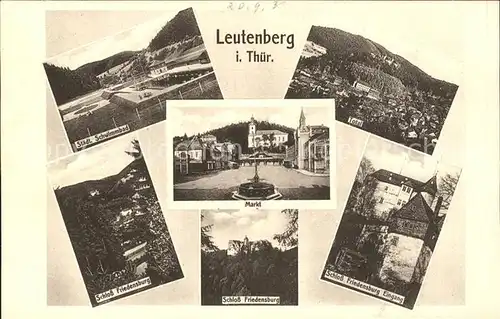 Leutenberg Thueringen Schwimmbad Total Schloss Friedensburg  / Leutenberg /Saalfeld-Rudolstadt LKR