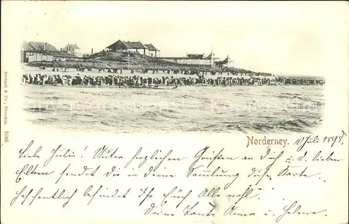 Norderney Nordseebad Strand / Norderney /Aurich LKR