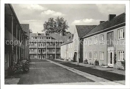 Hamburg Hartwig Hesse's Witwenstift Gartenansicht / Hamburg /Hamburg Stadtkreis